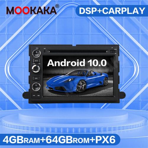 Android 10.0 64G Car Radio Multimedia Player For Ford Fusion Explorer F150 Edge Expedition 2006-2009 GPS Navigation Unit Carplay