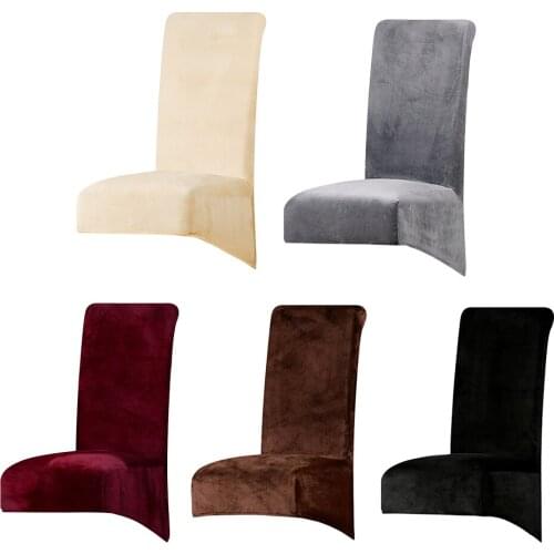 Velvet Spandex Stretchable Elastic Dining Chair Cover Home Decor for Hotel