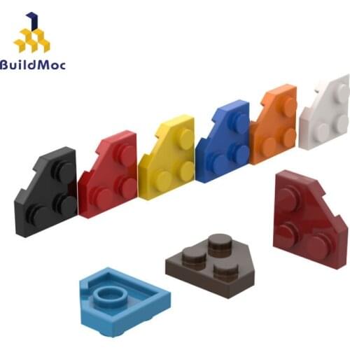 BuildMOC 26601 2x2 base board is missing a corner ldd 26601 For Building Blocks Parts DIY Constructi