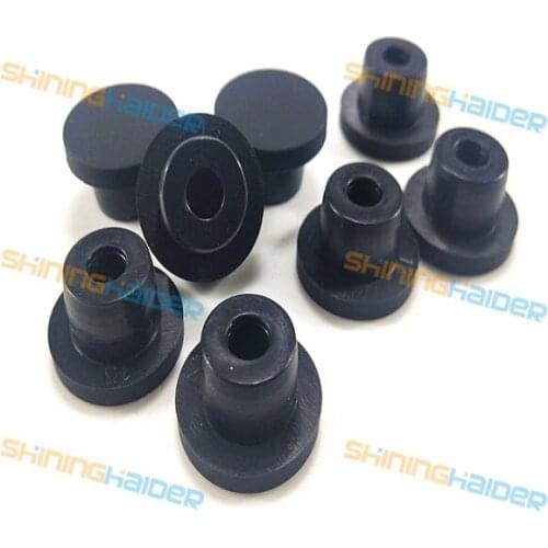 30PCS diameter 30mm black and white silicone plug with hole waterproof plug tube plug silicone stopper