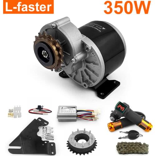 350W New Arrival Electric Geared Bicycle Motor Kit Electric Derailleur Engine Set Variable Multiple Speed Bicycle Electric Kit