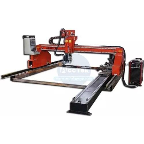 AKP2060 double use gantry cnc gas plasma cutting machine for plasma cutting and flame cutting thick carbon steel plate/stainless