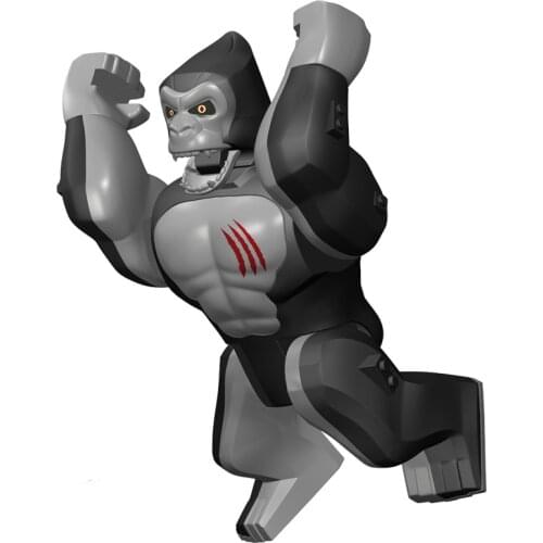 Animal World Series Giant Gorilla MOC Accessories Building Blocks Bricks Toys Gifts