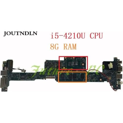 JOUTNDLN FOR Acer Aspire S7 S7-392 Laptop Motherboard 48.4LZ02.011 NBMBK11008 W/ i5-4210U CPU 8GB Memory HD 4400 Test work