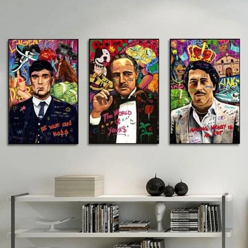 Success Make Money Canvas Painting Rich Money Posters And Prints Wall Art Pictures For Living Room Home Decor Cuadros No Frame