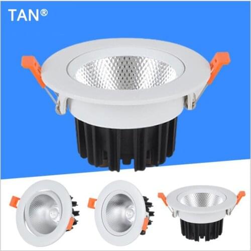 LED Downlight 5W 10W 15W Round Recessed Lamp 220V 230V 240V Led Bulb Bedroom Kitchen Indoor LED Spot Lighting