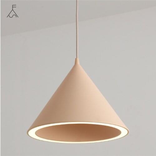 Nordic Simple Modern Chandelier Creative Personality LED Restaurant Light Macaron Style Restaurant Pendant Lamp Bar Lamp