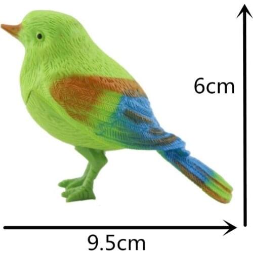 Novelty Voice Controlled Bird Call Chirp Electronic Pet Gag Kids Baby Toy P31B