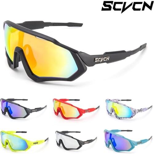 Outdoor Sports Cycling Glasses Men and Women Bicycle Sunglasses Mountain Bike Riding Eyewear Road MTB Photochromic Glasses 1lens