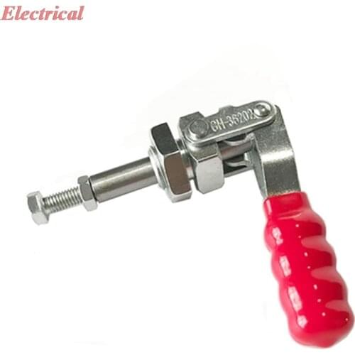 1pc GH36202M GH36204M GH36224M Push-pull Quick Clamp Lever Fastener Hand Tool 20/40(39)/65.5 Stroke Woodworking Galvanized Iron