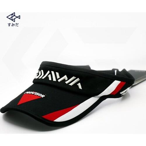 New Brand DAIWA Fishing Hat Summer Sun Protection Fishing Caps Black White Hiking Camping Fishing Visor Cap Fisherman Hat
