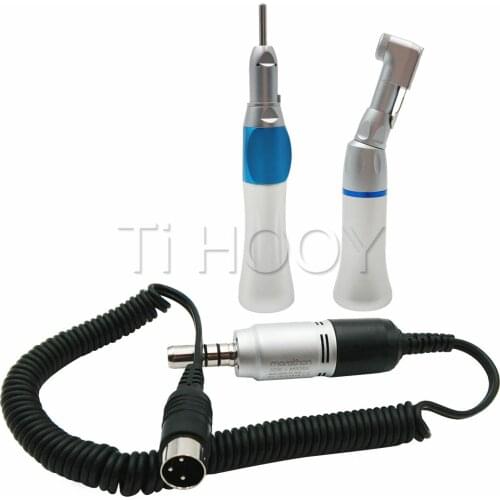 Good Quality E type Dental Lab Polisher Micromotor M33Es Hand piece Contra Angle And Straight 350,000 RPM