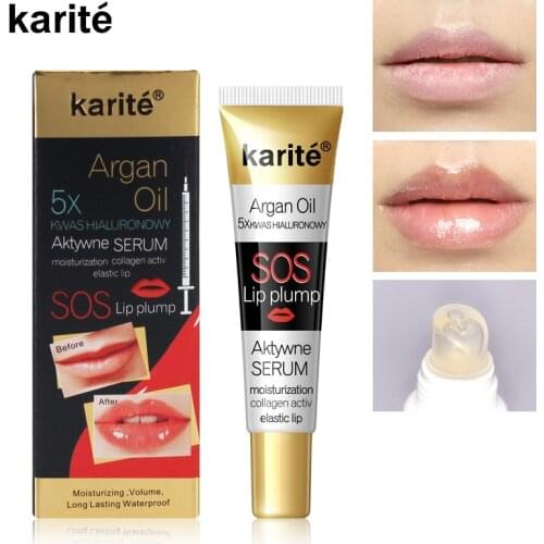 Instant Volumising Lip Plumper Serum Moisturizing Lips Repairing Mask Reduce Lip Fine Lines Collagen Lip Plumper Oil Gloss Care