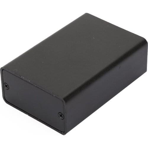 Waterproof Junction Box DIY Electronic Housing PCB Project Instrument Amplifier Enclosure Black Metal Aluminum Case 23x44x65mm