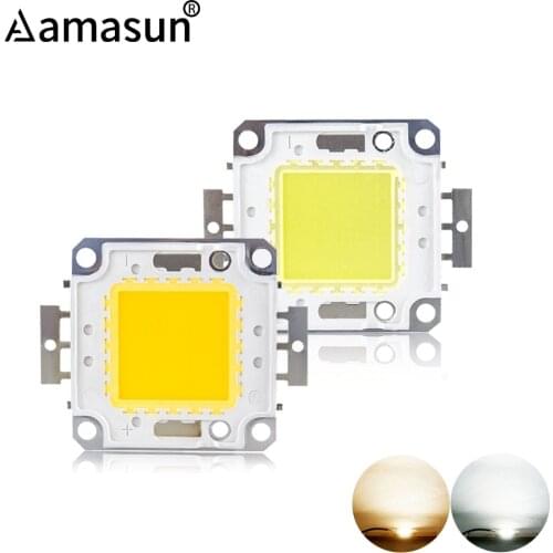 Integrated COB LED Chip 10W 9-12V 20W 30W 50W 100W 30V-36V LED Beads Chip COB For Floodlight Spotlight Searchlight Warm White