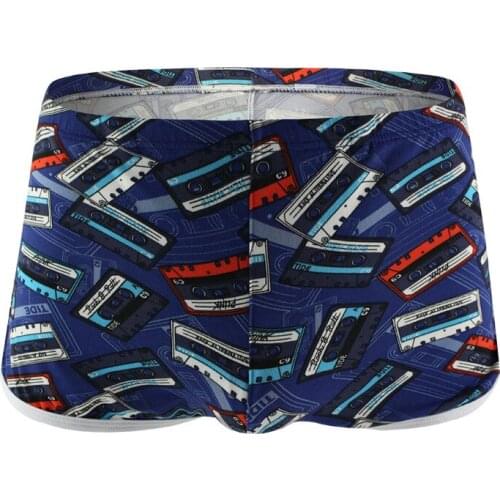 Funny Underwear Men Arrows Pants Seamless Bugle Pouch Trunks Loose Causal Panties Male Boxer Shorts Sports Boxershorts Panties