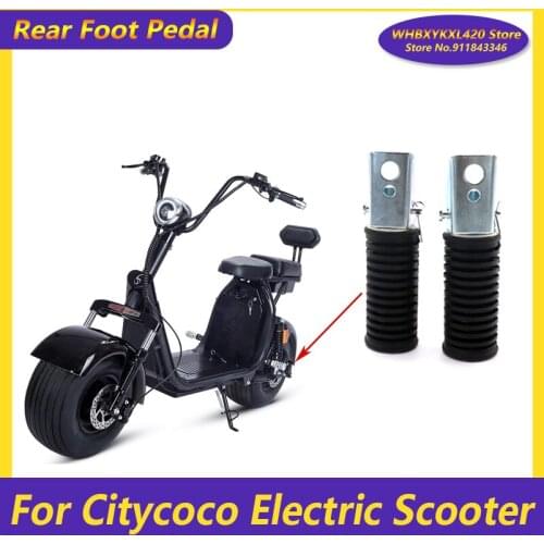 For Citycoco Electric Scooter Rear Foot Rest Bike Modification accessories Spare Parts Pedal Pedaling