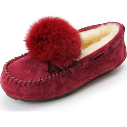 2021 Fashion Top Quality Women Classic Mini Snow Boots Genuine Leather Warm Winter Boots Shoes Real wool women ankle boots shoes