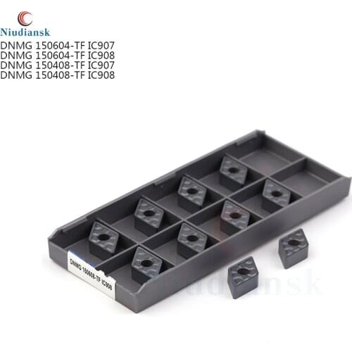 100% original DNMG150604 DNMG150608 TF IC907 IC908 carbide inserts CNC lathe turning cutter Tool turning insert high quality