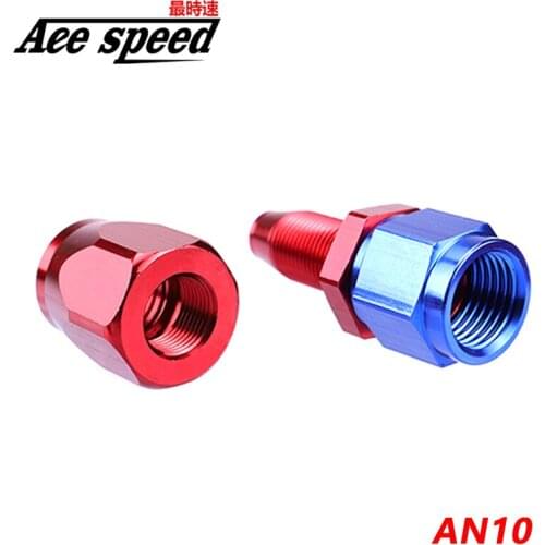 AN10 0 Degree Swivel Adapter Straight Hose End Aluminium Fittings Hose End Oil Fuel Reusable Fitting AN Hose End