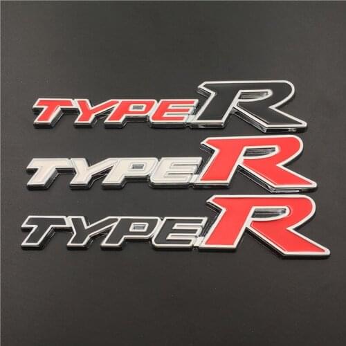 For Honda Civic Accrod Fit City Jade CRV Greiz Elysion Crosstour Avancier Pilot Odyssey Auto Sticker Metal Emblem Rear Accessory