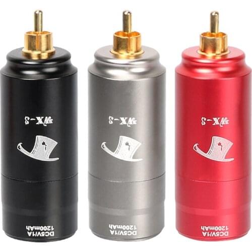 Wireless Mini Battery Power Supply RCA DC Jack Quick Charge 5-8 Hours for Tattoo Machine Permanent Makeup Motor Pen Set