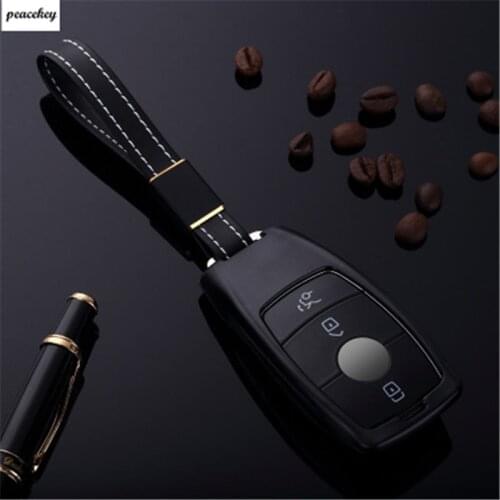 Aluminium Alloy Car Key Cover Shell Case Holder For Mercedes For Benz E Class W213 E200 E260 E300 E320 Car-Styling key case