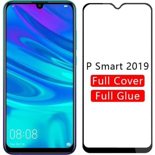 Case for huawei p smart 2019 cover tempered glass screen protector on psmart smar smat protective phone coque 6.21 POT LX1 LX3