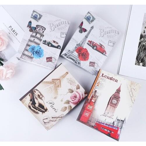 Hot sale 100 Pictures Pockets Photo Album Interstitial Photos Book Case Kid Album Storage Family Wedding Memory Gift 2styles