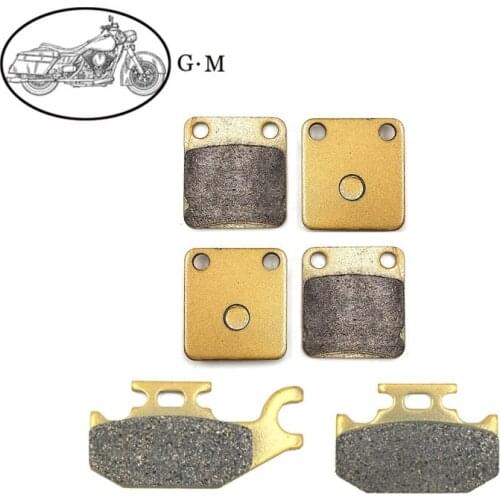 Front / Rear Brake Pads For YAMAHA YFM400 Big Bear Kodiak 05-06 Grizzly 07-08 YFM450 Kodiak 03-06 Wolverine 06-10 Grizzly 07-10