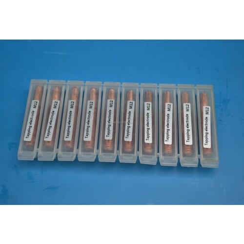 M12*1.75 Copper Orbital Tapping EDM Electrode without Hole, Thread Tapping Electrode, Threading Electrode, EDM Machine Parts