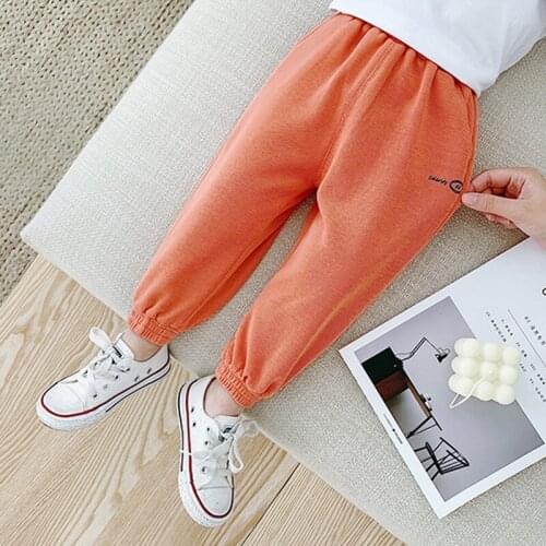Cheap Spring Summer Thin Casual Pants Boys Kids Trousers Children Clothing Teenagers Formal Outdoor Elastic Waist High Quality