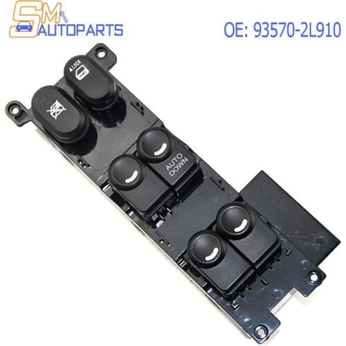 New Front Right Electric Window Switch 16pin RHD 93570-2L910 For Hyundai I30 2007-2012