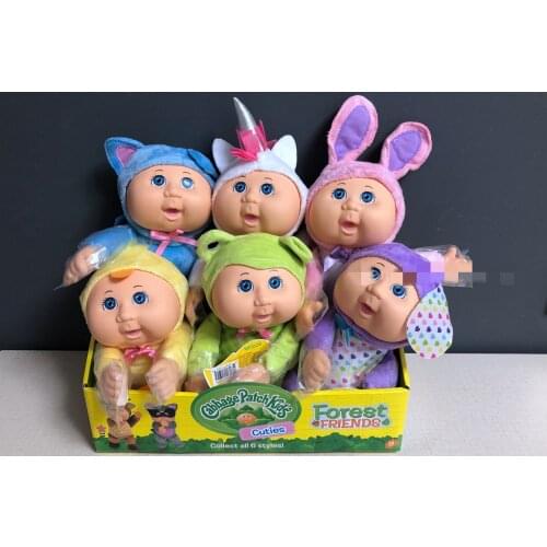 10" Cabbage Patch Kids Cuties Barbie doll Enchantimals Baby Toys 1 year valentines day gifts for kids bebe reborn silicona