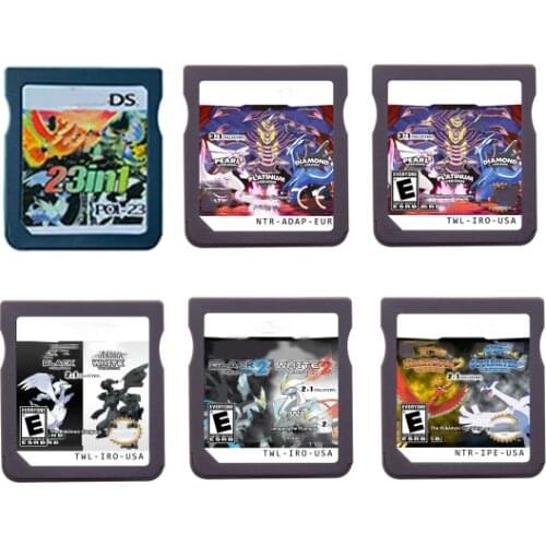 Superior Video Game Cartridge Console Memory Card for Nintendo DS 3DS 2DS Black2 White2 HeartGold SoulSilver Diamond 2 3 23 In 1