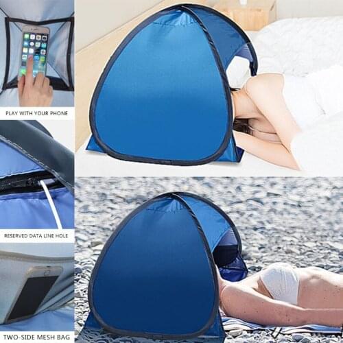 Folding UV Protection Beach Sun Shelter Canopy Anti-UV Mini Automatic Shade Tent Awning for Outdoor Picnic Beach