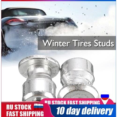 Car Tires Studs Screw Snow Spikes Wheel Tyre Snow Chains Studs For Shoes ATV Motorcycle Winter Wheel Lugs Anti-skid Nails100Pcs