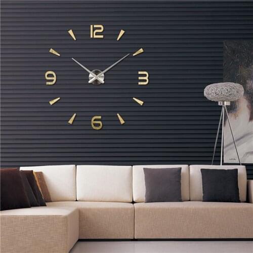 Spot Acrylic Wall Clock Decoration Modern Design Portable for Home Bedroom Office Hogard