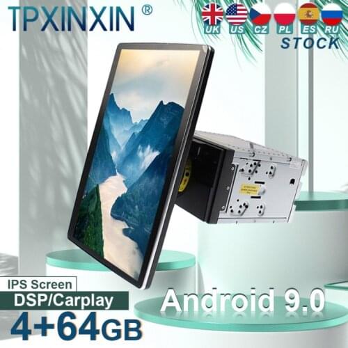 For 2Din Universal 12.8 Inch Android 9 Carplay Radio Player Car GPS Navigation Head Unit Car Stereo BT WIFI