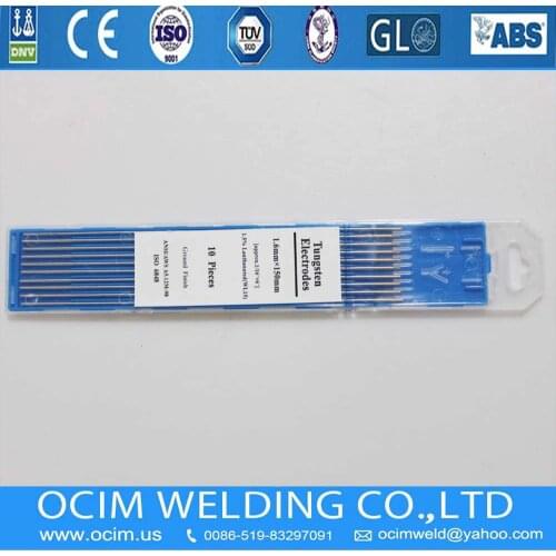 10pcs WL15 1.6*150mm Tungsten Electrode 1.5% Lanthanated Tig Welding Machine