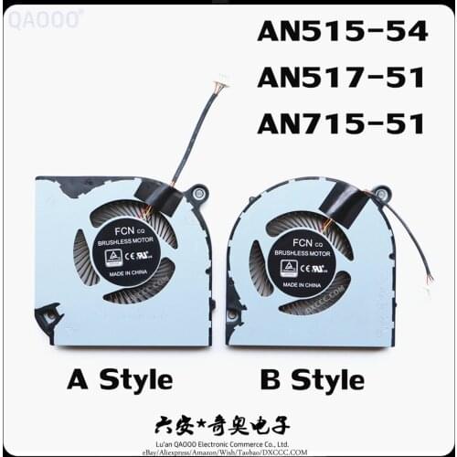 Laptop Replacement Part FOR ACER Nitro 5 AN515-54 / AN517-51 / Nitro 7 AN715-51 CPU COOLING FAN