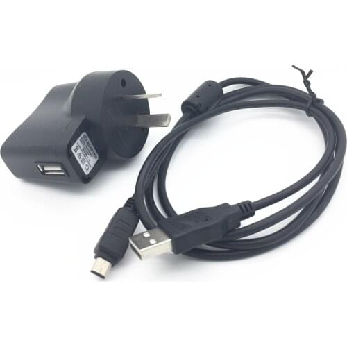 Eu Au Us Uk Plug Charger USB Sync Cord Cable for OLYMPUS PEN-F U780 U770SW U760 U750 SP-800UZ SP-590UZ