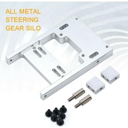 1Set 1/16 RC Car Metal Steering Servo Warehouse Fixed Mounting Bracket for General WPL B14 B24 C14 C24 B16 B36 JJRC Q60 Q61