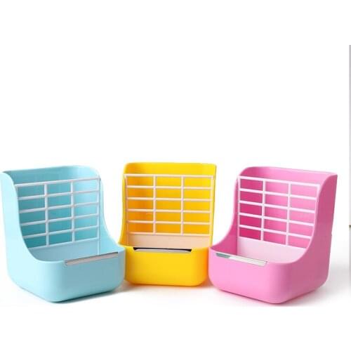 2 in 1 Rabbit Hay Food Feeder Rack Multifunctional Pet Feeding Drinking Water Rack Rabbit Cage Accessories Pet Feeder Supplies