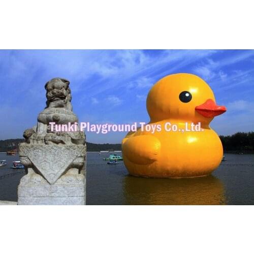 3 meters high inflatable cartoon yellow duck