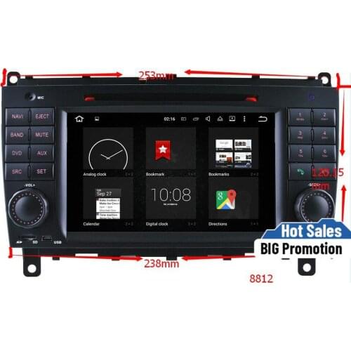 4+32GB Android 9.0 Car DVD Player GPS head unit for Mercedes Benz CLK W209 2006-2012 CLS W219 2004-2008 multimedia stereo 8 core