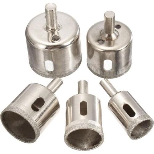 5x 20-42mm Diamond Hole Saw Drill Bit Set For Tile Glass Marble Granite Cutting