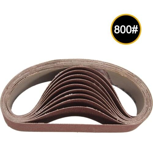 10pcs 30x330mm Abrasive Sanding Belts 800 Grit Sanding Grinding Polishing Tools for Sander Power Rotary Tools