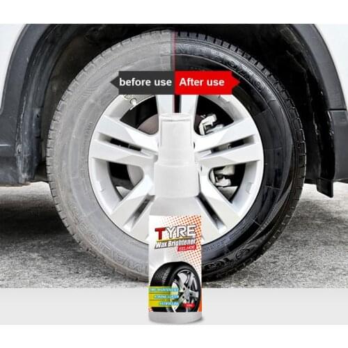Car Accessories 30ml Car Tire Wax Brightener Tire Maintenance Cleaning Retreading Agent Care Wax Agent Car Cleaner Clean TSLM1