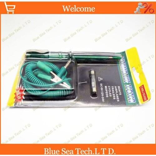 Automotive tester,multimeter thorn line alligator clip test leads with banana socket for car repair tester,DC 6V-12V-24V